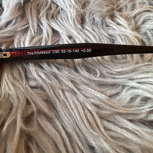 Privé Revaux The Professor Blue Light Blocking Glasses Zero Strength Black/Red - Picture 3 of 6